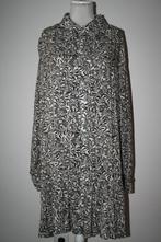 H&M viscose jurk mt 44 46 XL, Kleding | Dames, Jurken, H&M, Verzenden, Beige, Maat 46/48 (XL) of groter