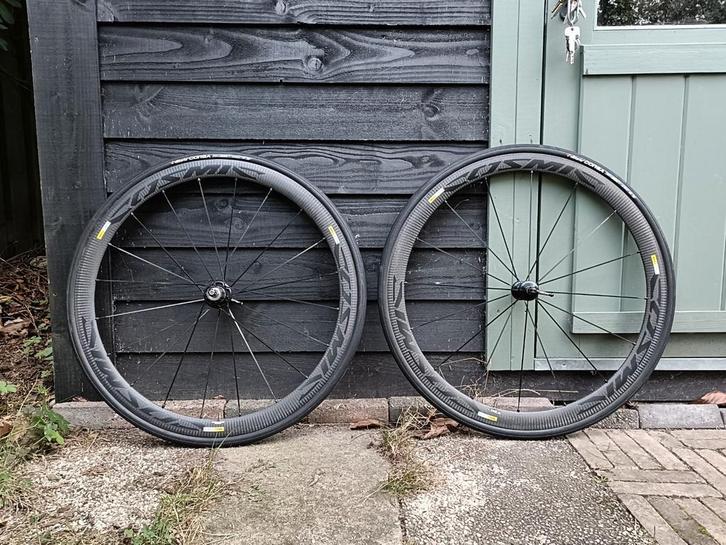 Mavic Cosmic Carbone 40 Elite, Fietsen en Brommers, Fietsonderdelen, Zo goed als nieuw, Racefiets, Wiel, Ophalen of Verzenden