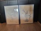 Twee disney posters in zilvere lijst. 75 bij 55.5 cm breed, Ophalen, 50 tot 75 cm, Zo goed als nieuw, 50 tot 75 cm