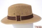 gleufhoed Outdoor hoed Hawkins beige jute 57 en 58 nieuw, Kleding | Dames, Hoeden en Petten, 56 of 57 cm (M, 7 of 7⅛ inch), Hoed