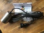 Kleine rvs tuinlamp met snoer, Minder dan 50 watt, Staande lamp, Nieuw, Ophalen of Verzenden
