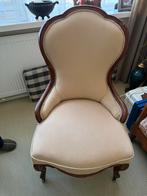 Stoel beige creme vintage, Antiek en Kunst, Antiek | Meubels | Stoelen en Banken, Ophalen