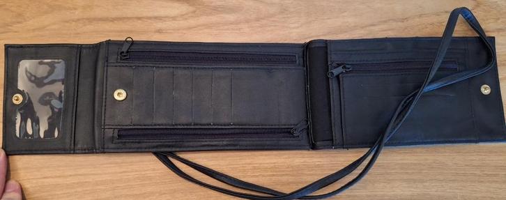 Reis portofeuille, Sieraden, Tassen en Uiterlijk, Portemonnees, Nieuw, Overige merken, Zwart, Met knipsluiting, Ophalen of Verzenden