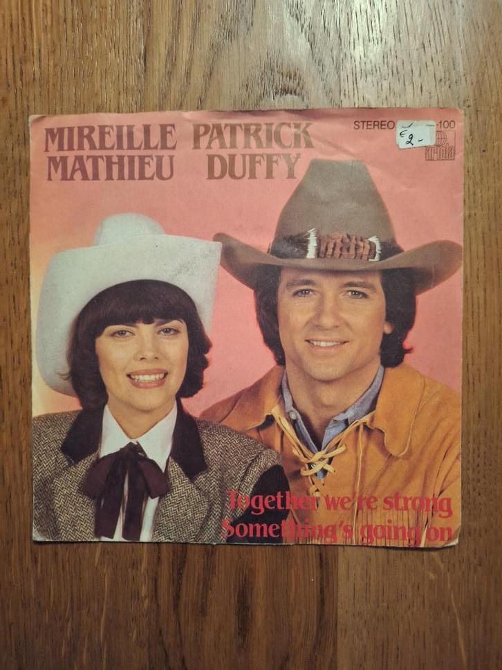 M. Mathieu & P. Duffy - Together We're Strong (011), Cd's en Dvd's, Vinyl Singles, Gebruikt, Pop, Ophalen of Verzenden