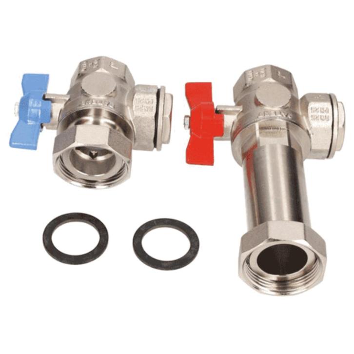 Radson polyamide bolkraan set recht771430 vloerverwarming, Doe-het-zelf en Verbouw, Verwarming en Radiatoren, Nieuw, Overige typen