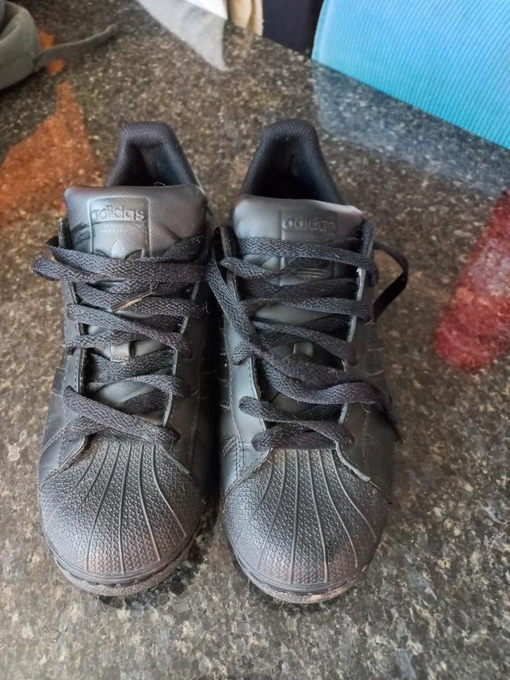 Zwarte Adidas Superstar Sneakers, Kleding | Dames, Schoenen, Ophalen of Verzenden