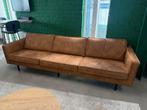 BePureHome Rodeo Cognac Leer 3-zits, Huis en Inrichting, Banken | Bankstellen, Ophalen, 300 cm of meer, Zo goed als nieuw, Rechte bank