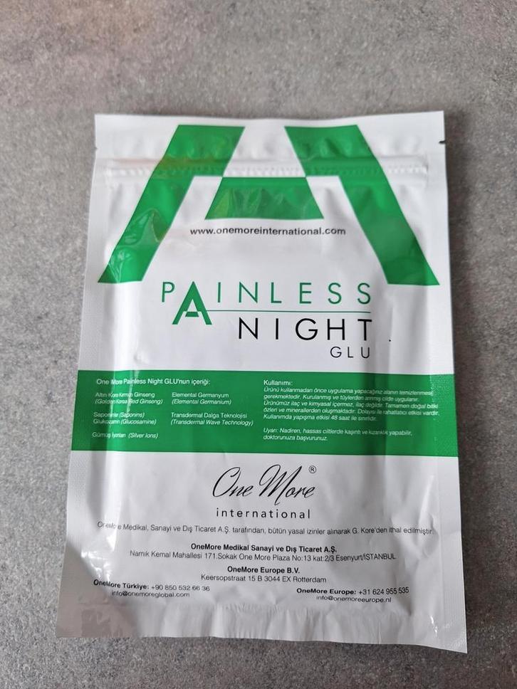 One more painless night GLU, Sieraden, Tassen en Uiterlijk, Uiterlijk | Lichaamsverzorging, Nieuw, Overige typen, Ophalen of Verzenden