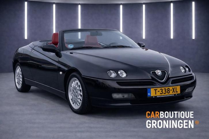 Alfa Romeo Spider 3.0-12V V6 BUSSO | AIRCO | LEDER | ELEK KA, Auto's, Alfa Romeo, Bedrijf, Te koop, Spider, ABS, Airbags, Airconditioning