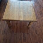 eikenhouten salontafel, Ophalen, Gebruikt, 100 tot 150 cm, 50 tot 100 cm