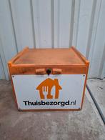 Oranje ( scooter) Thuisbezorgd koelbox /warmte H 45 x B 55 x, Ophalen, Zo goed als nieuw, Koelelement