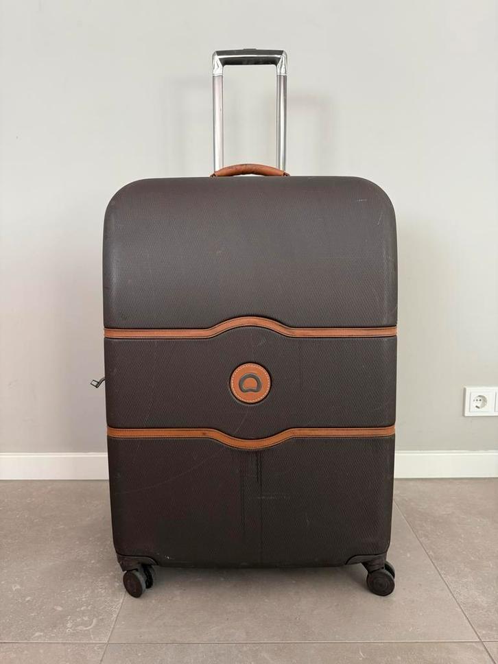 Delsey Chatelet Air Koffer L (76cm), Sieraden, Tassen en Uiterlijk, Koffers, Gebruikt, Hard kunststof, 70 cm of meer, 45 tot 55 cm