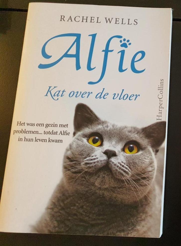 Rachel Wells – Alfie – Kat over de vloer, Boeken, Dieren en Huisdieren, Zo goed als nieuw, Katten, Ophalen of Verzenden