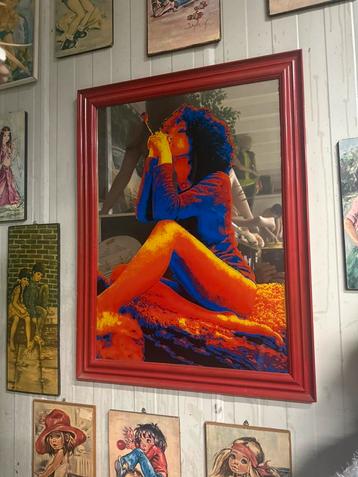 Spiegel hippie joint vintage retro beschikbaar voor biedingen