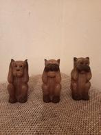 Vintage aapjes horen, zien en zwijgen, Verzamelen, Beelden en Beeldjes, Ophalen of Verzenden, Dier