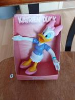 Katrien Duck, rubber poppetje Disney in doosje, Verzamelen, Disney, Ophalen of Verzenden, Zo goed als nieuw, Beeldje of Figuurtje