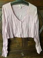 Korter roze, rose kreukelvestje blouse; 46; World of Fashion, Ophalen of Verzenden, Zo goed als nieuw, Roze, Blouse of Tuniek