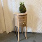 Teakhouten Ladekastje - 35 x 35 cm - 3 lades- TTM Wonen, Minder dan 50 cm, Teakhout, Nieuw, Landelijk