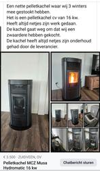 Cv pelletkachel  mcz hydromatic 16kw musa  bijna nieuwl, Ophalen, Zo goed als nieuw, Overige brandstoffen, Pelletkachel