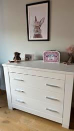 Peuterbed, kast & commode kleur ijswit zgan, Ophalen of Verzenden, Zo goed als nieuw, 140 tot 160 cm, 70 tot 85 cm