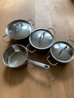 BK 4-delige pannenset marmite, Ophalen of Verzenden, Nieuw, Rvs, Pannenset