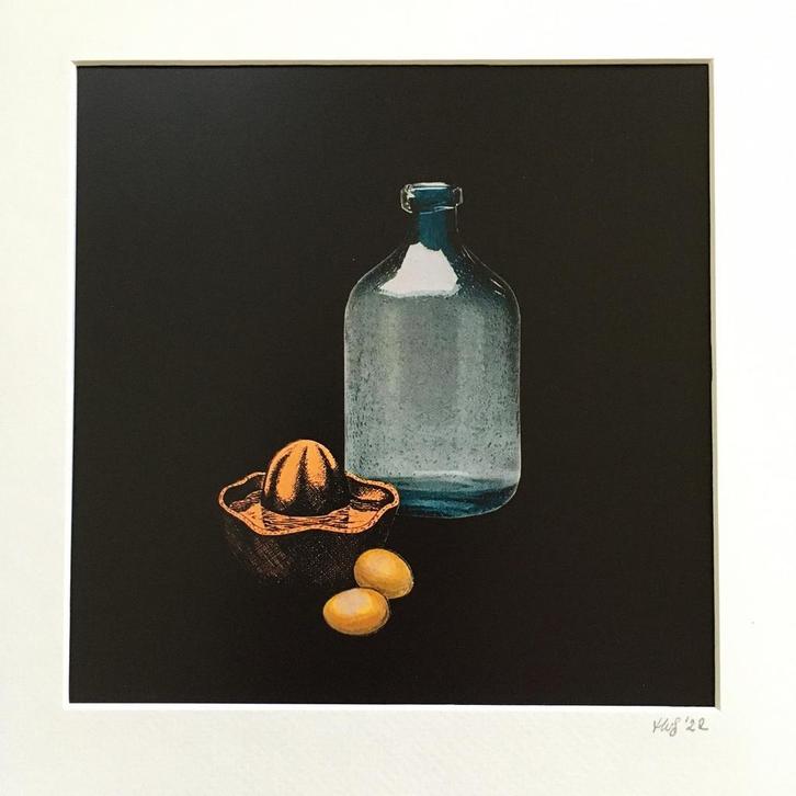 Collage, Antiek en Kunst, Kunst | Schilderijen | Modern, Ophalen of Verzenden