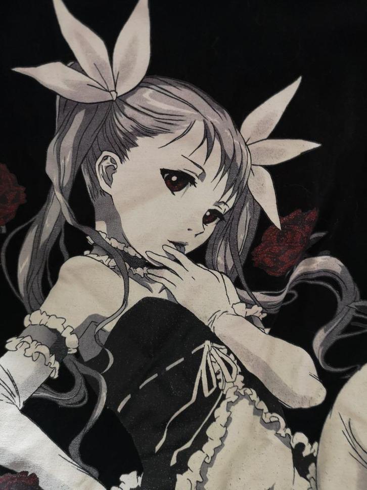 Shirt Mina tepes M/L dance in the vampire bund anime/manga, Kleding | Heren, T-shirts, Zo goed als nieuw, Maat 48/50 (M), Zwart