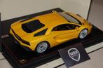 TOP DEAL LAMBORGHINI AVENTADOR S giallo orion MR models WRH, Hobby en Vrije tijd, Modelauto's | 1:18, Ophalen of Verzenden, Zo goed als nieuw