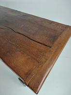 Massieve Engelse Eiken Eettafel – 20e Eeuw, Ophalen of Verzenden