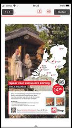 Stentor Sauna zegels ruilen voor DE punten, Tickets en Kaartjes, Kortingen en Cadeaubonnen, Kortingsbon, Spa of Sauna