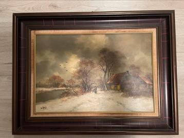 Winterlandschap beschikbaar voor biedingen