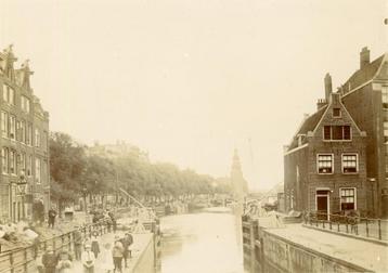 Grote foto Amsterdam ca. 1880-1900 beschikbaar voor biedingen