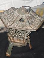 Oude Japanse Smeedijzeren Pagode Lantaarn - 1930, Ophalen of Verzenden