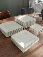 Mooie vierkante servies set van Xenos, Ophalen, Zo goed als nieuw, Aardewerk, Bord(en)