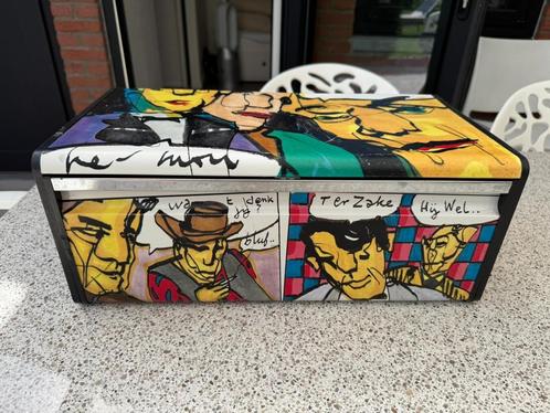 Brabantia broodtrommel Herman Brood editie 1992, Huis en Inrichting, Keuken | Keukenbenodigdheden, Gebruikt, Ophalen of Verzenden