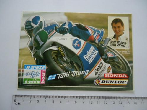 sticker Honda Rothmans Mang motorrace diadora dainese dunlop, Verzamelen, Stickers, Zo goed als nieuw, Overige typen, Verzenden