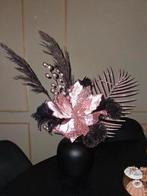 NIEUW vaas met kerstboeket, Huis en Inrichting, Woonaccessoires | Vazen, Ophalen, Overige kleuren, Nieuw, Glas