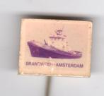 Speldje BRANDWEER AMSTERDAM HAVENDIENST SCHIP BOOT (A1), Verzenden, Gebruikt, Overige onderwerpen