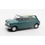 Austin Mini Cooper MK 1 1961-1963 Blauw/Wit 1-18 Cult Scale, Hobby en Vrije tijd, Modelauto's | 1:18, Nieuw, Overige merken, Ophalen of Verzenden