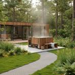 Loungetub - Roestvrijstalen hot-tub, Ophalen, Zo goed als nieuw, Filter, Vast