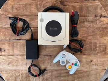 Nintendo GameCube set Pearl White + 1 controller | Compleet beschikbaar voor biedingen