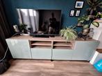 ikea Besta Mintgroen/eiken, Huis en Inrichting, Kasten | Dressoirs, Ophalen, Overige materialen, Gebruikt, 100 tot 150 cm