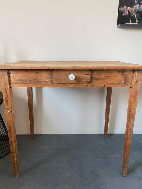Antiek tafeltje 74x56 cm, Antiek en Kunst, Antiek | Meubels | Tafels, Ophalen