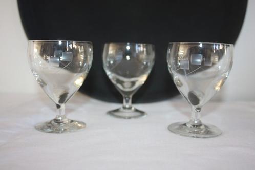 3 oude Franse glaasjes, Antiek en Kunst, Antiek | Glas en Kristal, Ophalen of Verzenden