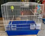Mooi grote vogelkooi met toebehoren te koop, Ophalen, Zo goed als nieuw, Metaal, Vogelkooi