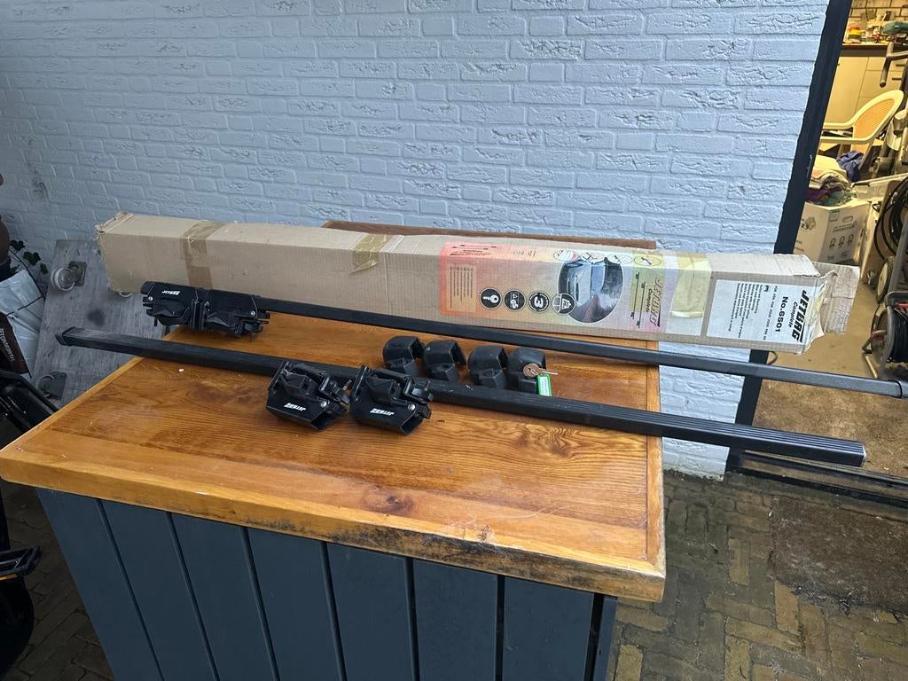 Jetbag Dakdragers voor Auto met Dakrailing - No 6501, Auto diversen, Dakdragers, Ophalen, Gebruikt