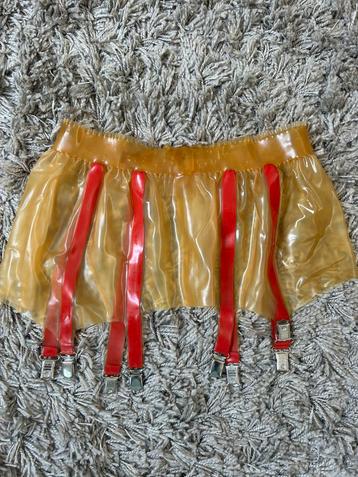 Latex Rok met Jarretels Maat L beschikbaar voor biedingen