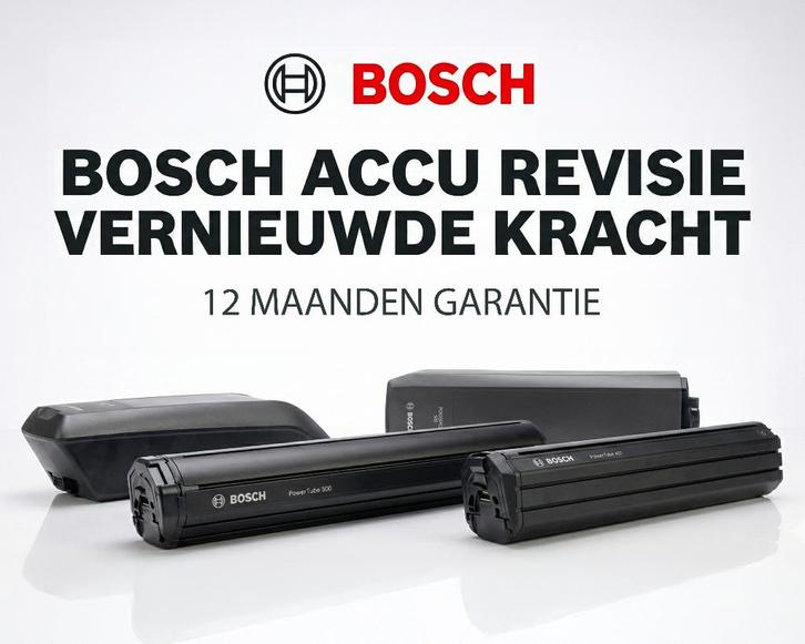 GEREVISEERDE BOSCH ACCU'S | 12 MAANDEN GARANTIE, Fietsen en Brommers, Fietsaccessoires | Fietsaccu's, Zo goed als nieuw, Ophalen of Verzenden