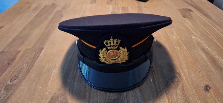 Militairia, KL, blauwe pet, Gala tenue, officier, Hassing., Verzamelen, Militaria | Algemeen, Landmacht, Helm of Baret, Nederland