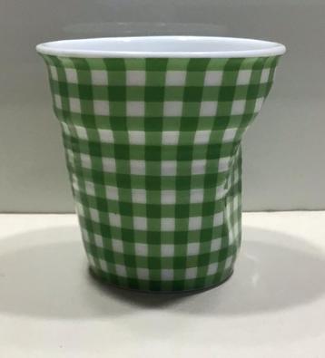 REVOL Espresso Kreuk Beker - Vichy Groen beschikbaar voor biedingen